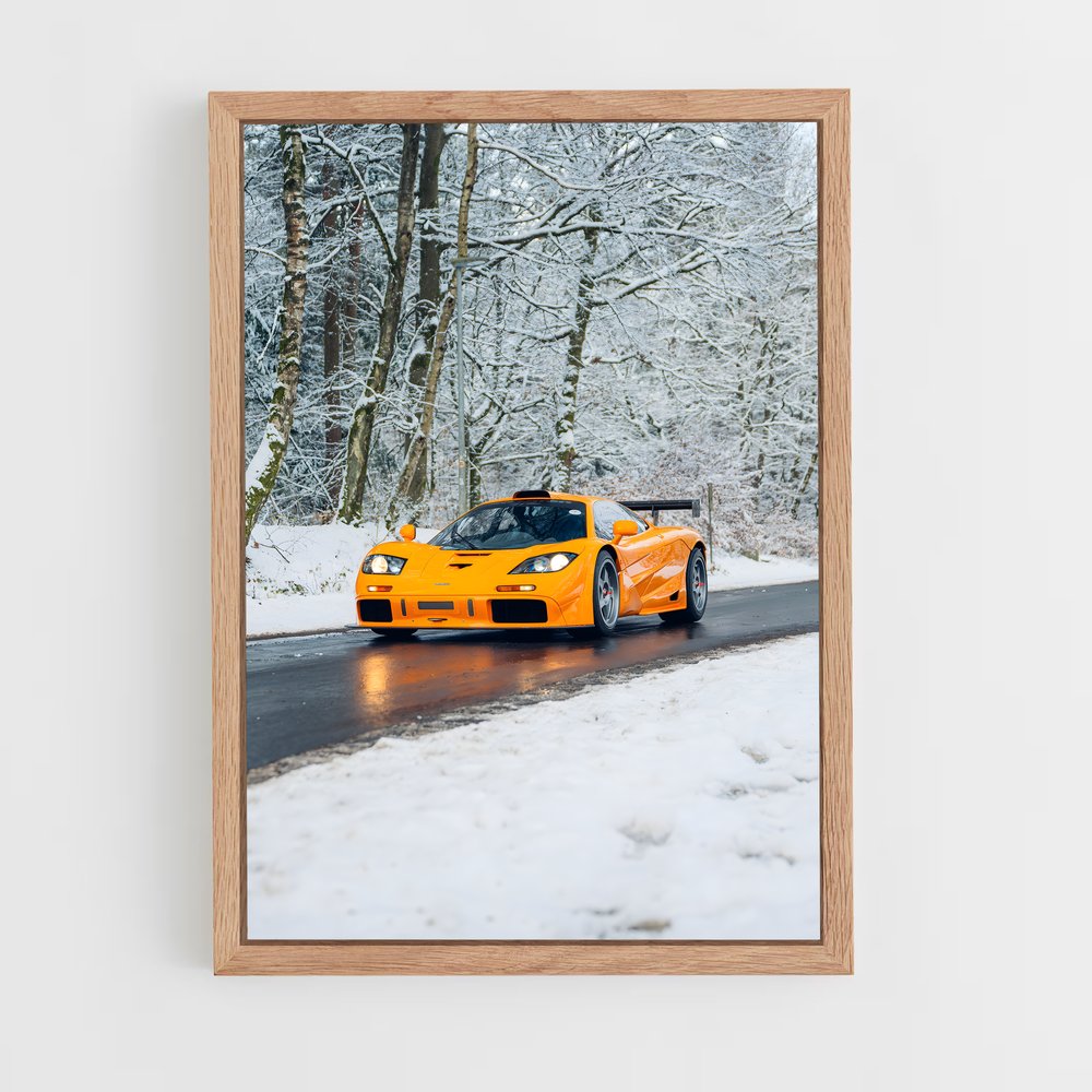 Poster Piste Glacée – affiche Mclaren (vue 4)